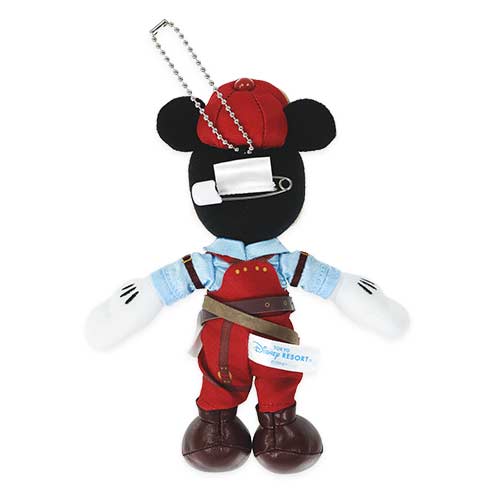 DISNEYSEA LIMITED - Dreams Take Flight - Mickey Mouse - Plush Keychain / Pin