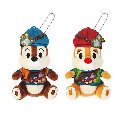 DISNEYSEA LIMITED - Dreams Take Flight - Chip & Dale - Plush Keychain / Pin