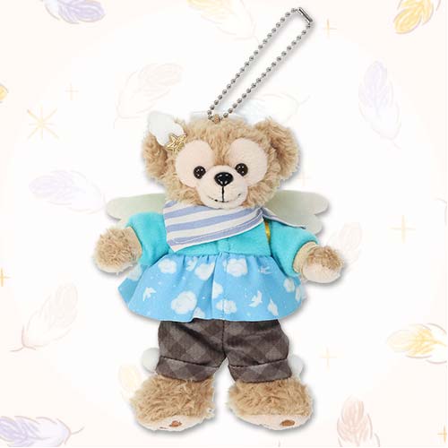 (SEPT 3 PREORDER) DISNEYSEA LIMITED - Wishing Wings - Duffy & Friends - Duffy Plush Keychain / Pin