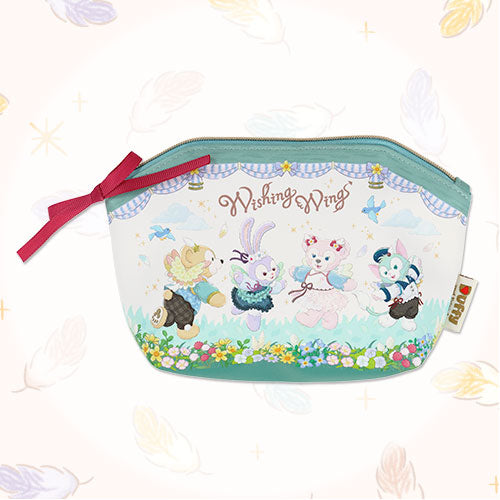 (SEPT 3 PREORDER) DISNEYSEA LIMITED - Wishing Wings - Duffy & Friends - Pouch