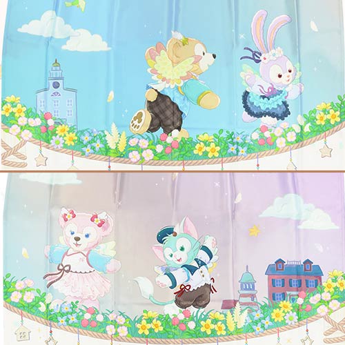 (SEPT 3 PREORDER) DISNEYSEA LIMITED - Wishing Wings - Duffy & Friends - Curtain Set