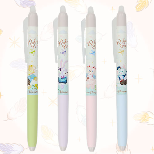(SEPT 3 PREORDER) DISNEYSEA LIMITED - Wishing Wings - Duffy & Friends - Ballpoint Pen Set