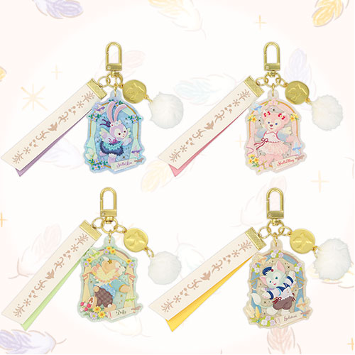 (SEPT 3 PREORDER) DISNEYSEA LIMITED - Wishing Wings - Duffy & Friends - 4 Set Keychain