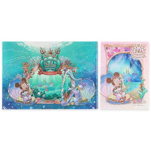 SEPT 4 PREORDER - Disneysea Limited - DisneySea 24th Anniversary - Clear File Set