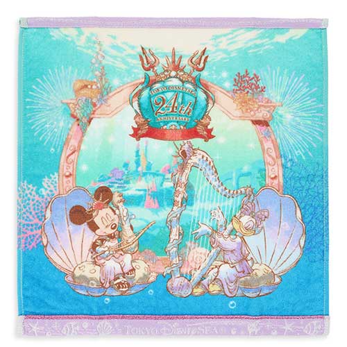 SEPT 4 PREORDER - Disneysea Limited - DisneySea 24th Anniversary - Hand Towel