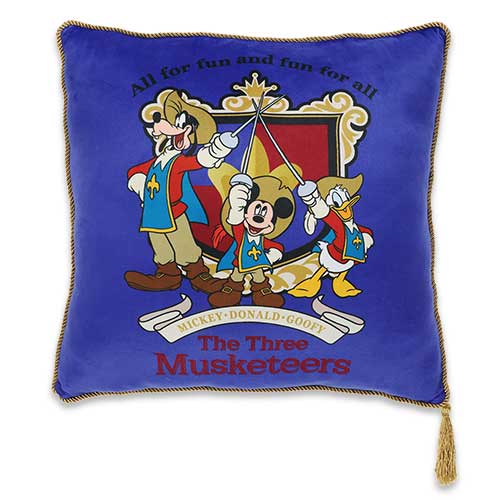 OCT 9 PREORDER - Tokyo Disney Resort - The Three Musketeers - Cushion