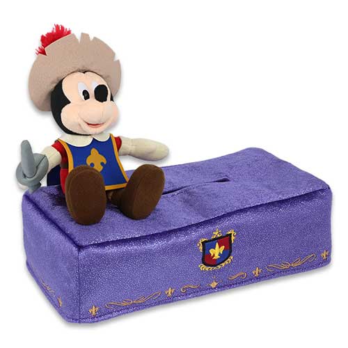 OCT 9 PREORDER - Tokyo Disney Resort - The Three Musketeers - Mickey Mouse - Tissue Box Cover