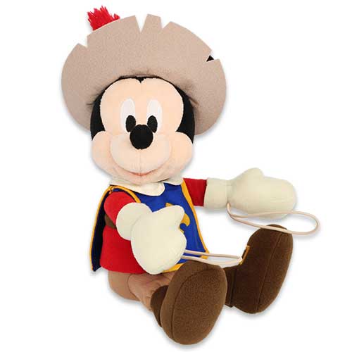 OCT 9 PREORDER - Tokyo Disney Resort - The Three Musketeers - Plush Mickey Mouse - Curtain Tassel