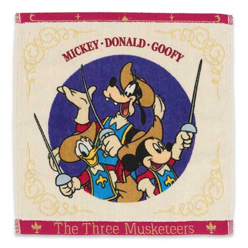 OCT 9 PREORDER - Tokyo Disney Resort - The Three Musketeers - Mini Towel Set