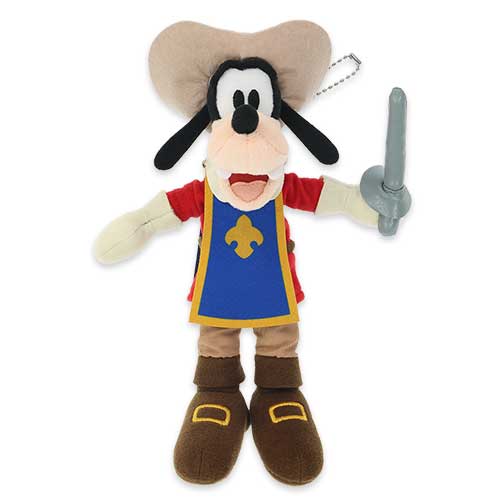 OCT 9 PREORDER - Tokyo Disney Resort - The Three Musketeers - Goofy Plush Keychain / Pin