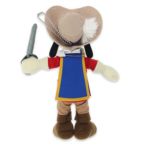 OCT 9 PREORDER - Tokyo Disney Resort - The Three Musketeers - Goofy Plush Keychain / Pin