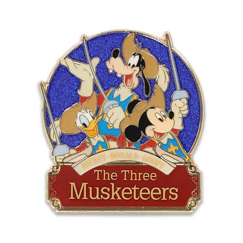 OCT 9 PREORDER - Tokyo Disney Resort - The Three Musketeers - Pin