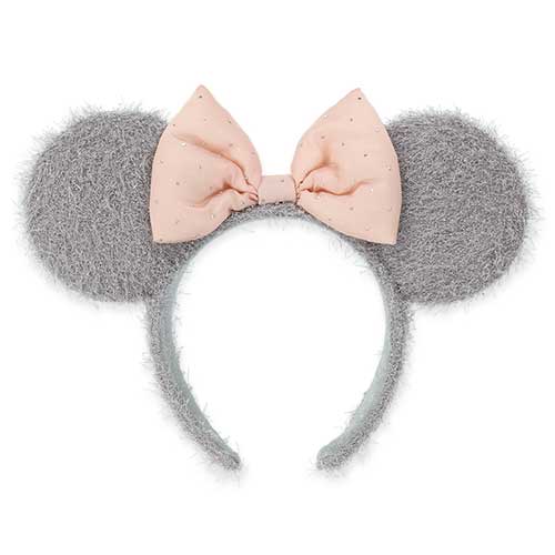 16 OCT PREORDER - Tokyo Disney Resort - Grey & Pink Winter Minnie Ears