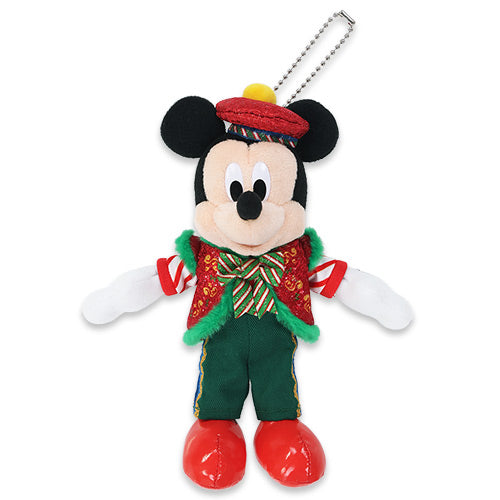 MID NOV PREORDER - Tokyo Disney Resort - Christmas 2025 - Mickey Mouse - Plush Keychain / Pin