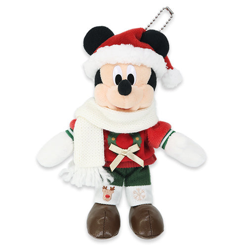 MID NOV PREORDER - Tokyo Disney Resort - Christmas 2025 - Mickey Mouse - Plush Keychain / Pin