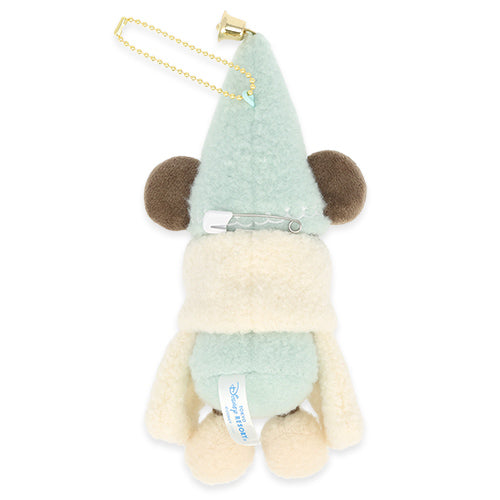 MID NOV PREORDER - Tokyo Disney Resort - Christmas 2025 - Lin Lin Lin - Mickey Mouse Plush Keychain / Pin (blue)