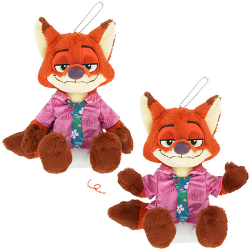 26 NOV PREORDER - Tokyo Disney Resort - Zootopia - Nick Wilde - Plush Posy Pencil Case