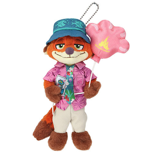 26 NOV PREORDER - Tokyo Disney Resort - Zootopia - Nick Wilde - Plush Keychain / Pin