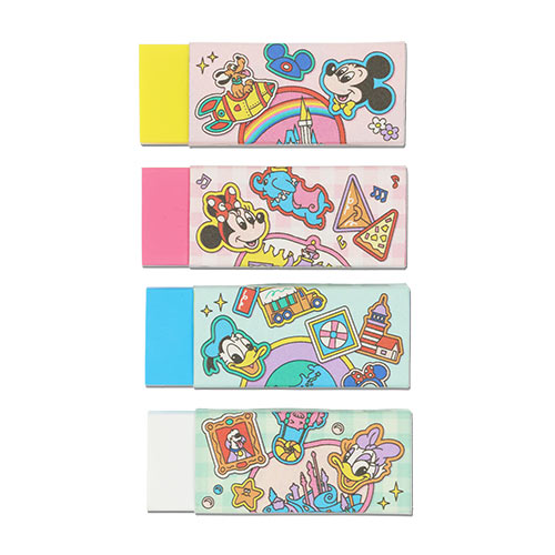 DEC 11 PREORDER - Tokyo Disney Resort - Park Icons - 4 Set Erasers