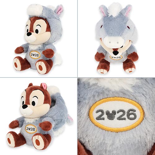 NOV 17 PREORDER - Tokyo Disney Resort - New Years 2025 - Chip - Zodiac Plush & Finger Puppet Set