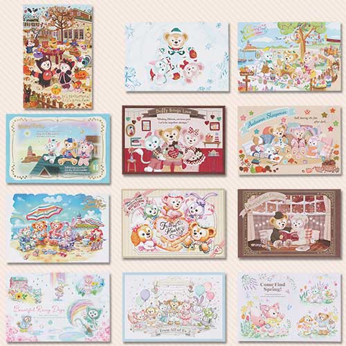 18 DEC PREORDER - Disneysea Limited - Duffy & Friends - Encore Collection - Postcard Set