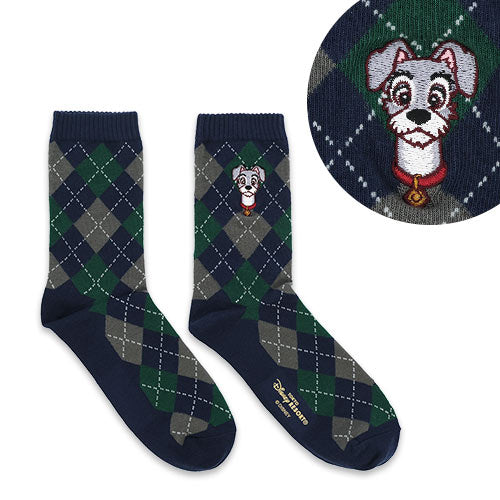 DEC 26 PREORDER - Tokyo Disney Resort - Lady & the Tramp - Tramp Socks - 25-27cm