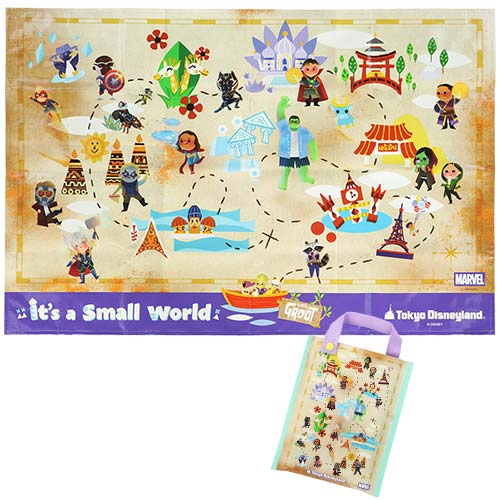 Tokyo Disney Resort - It's a Small World with Groot - Picnic Sheet