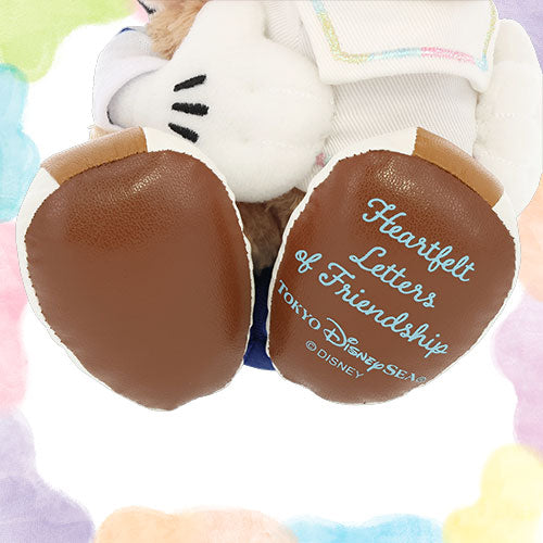 JAN 13 PREORDER - Disneysea Limited - Duffy & Friends - Heartfelt Letters of Friendship - Duffy & Mickey Mouse - Plush Keychain / Pin