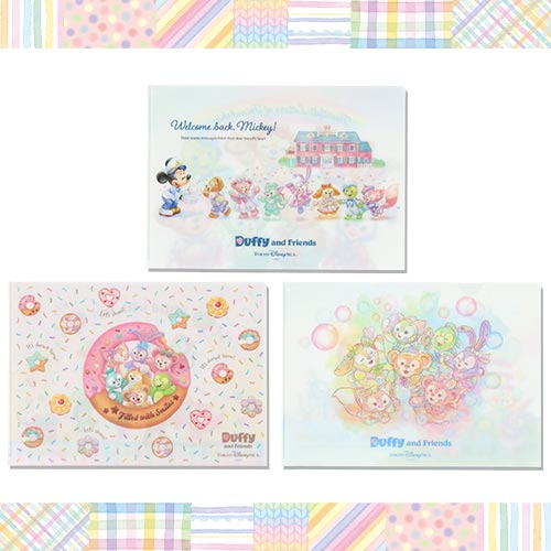 JAN 13 PREORDER - Disneysea Limited - Duffy & Friends - Heartfelt Letters of Friendship - Clear File Set