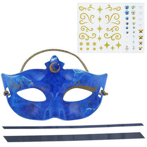 13 JAN PREORDER - Disneysea Limited - Disney Story Beyond - Palazzo Canal - Carnival Mask - Blue
