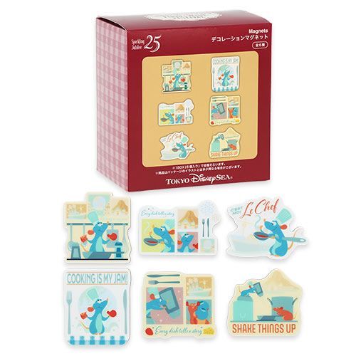Disneysea Limited - Food & Wine Festival - Ratatouille - Magnet Blind Box - Full Set