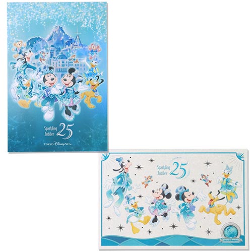 APRIL 8 PREORDER - Disneysea 25th Anniversary - Sparkling Jubilee - Postcard Set