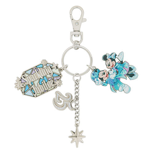 APRIL 8 PREORDER - Disneysea 25th Anniversary - Sparkling Jubilee - Minnie & Mickey Mouse - Keychain