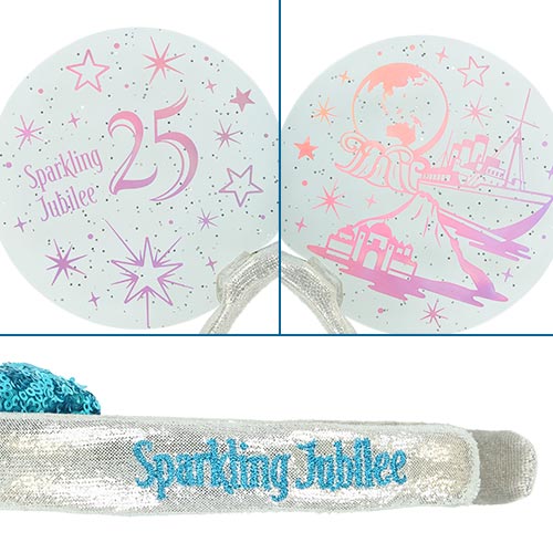 Disneysea 25th Anniversary - Sparkling Jubilee - Minnie Ears (clear holographic)