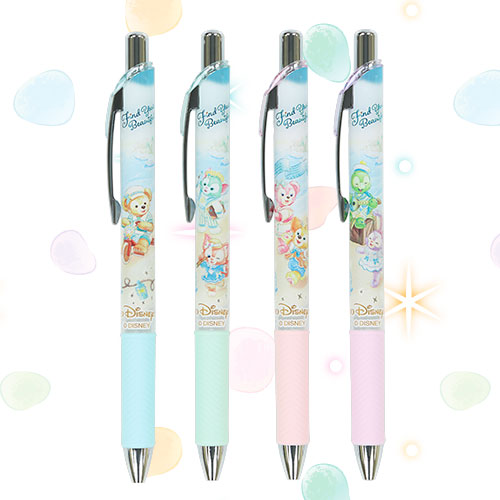 APRIL 15 PREORDER - Disneysea Limited - Duffy & Friends - Find Your Beautiful Blues - Ballpoint Pen Set