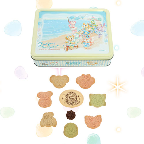 APRIL 15 PREORDER - Disneysea Limited - Duffy & Friends - Find Your Beautiful Blues - Assorted Cookie Tin