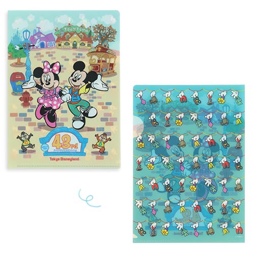 Tokyo Disney Resort - Tokyo Disneyland 43rd Anniversary - Toontown - Postcard & Clear File Set