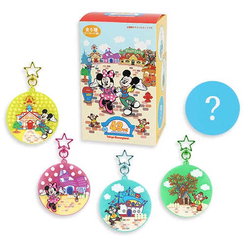Tokyo Disney Resort - Tokyo Disneyland 43rd Anniversary - Toontown - Keychain Blind Bag - Full Set