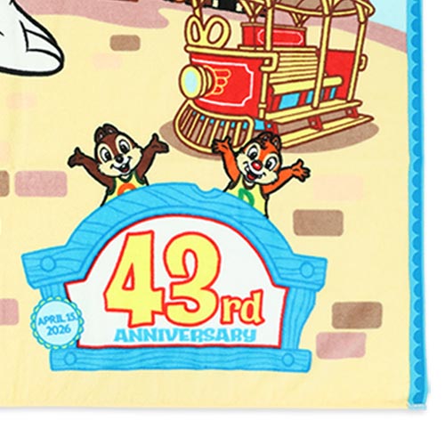 Tokyo Disney Resort - Tokyo Disneyland 43rd Anniversary - Toontown - Wide Bath Towel