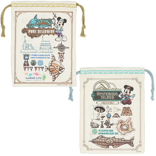 DisneySea Limited - 25th Anniversary - The Jubilee Journey - Drawstring Bag Set