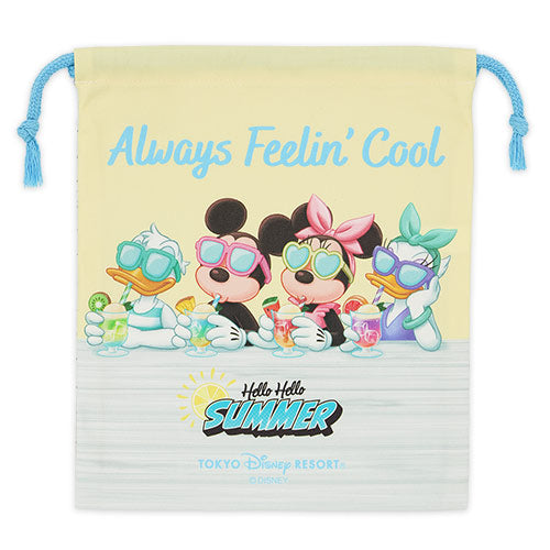 Tokyo Disney Resort - Hello Hello Summer - Mickey & Friends - Drawstring Bag