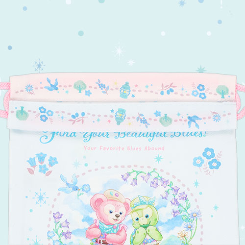 Disneysea Limited - Duffy & Friends - Find Your Beautiful Blues - Drawstring Bag Set