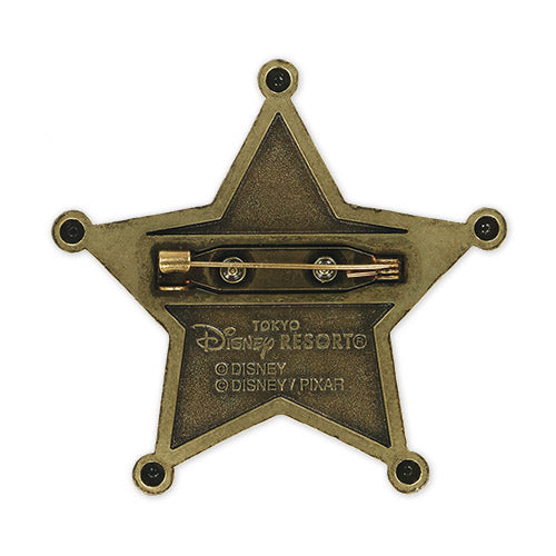 JULY 1 PREORDER - Tokyo Disney Resort - Fun Time with Toy Story 5 - Woody Sheriff Brooch