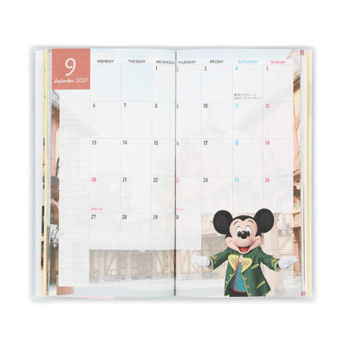 AUG 13 PREORDER - Tokyo Disney Resort - Mickey Mouse - 2027 Pocket Book / Diary