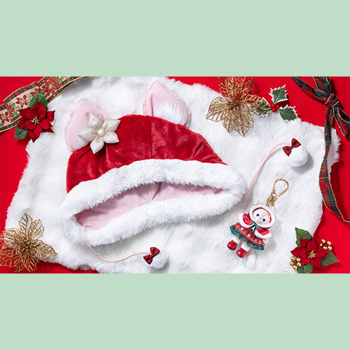 NOV 4 PREORDER - Disneysea Limited - Duffy & Friends - Christmas 2026 - Lina Bell Santa Fan Cap