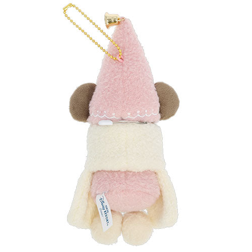 NOV 11 PREORDER - Tokyo Disney Resort - Christmas 2026 - Merry Lil Ring Ring - Mickey Mouse - Pink Plush Keychain