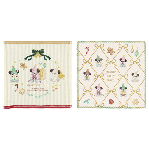 NOV 11 PREORDER - Tokyo Disney Resort - Christmas 2026 - Merry Lil Ring Ring - Mickey Mouse - Mini Towel Set