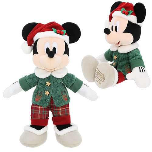 NOV 11 PREORDER - Tokyo Disney Resort - Christmas 2026 - Mickey Mouse Plush