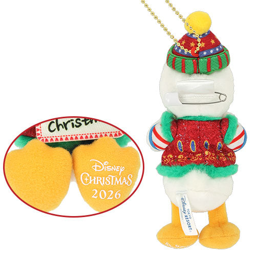 NOV 11 PREORDER - Tokyo Disney Resort - Christmas 2026 - Donald Duck - Parade Plush Keychain