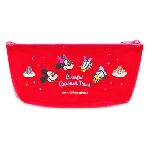 NOV 26 PREORDER - Tokyo Disney Resort - Carousel Collection - Mickey Mouse & Friends - Pencil Case